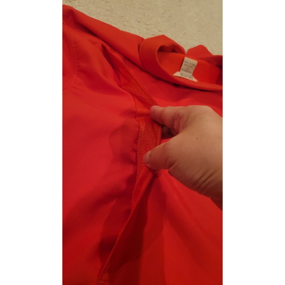 Duluth Trading Co Coolplus Long Sleeve Roll Tab Snap Vented Reddish Orange LG - Picture 4 of 9